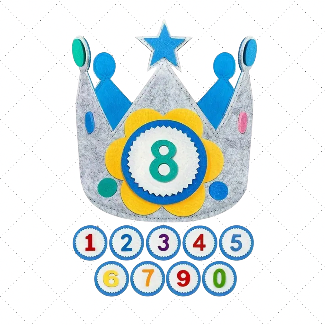 Blue kids Crown Hat