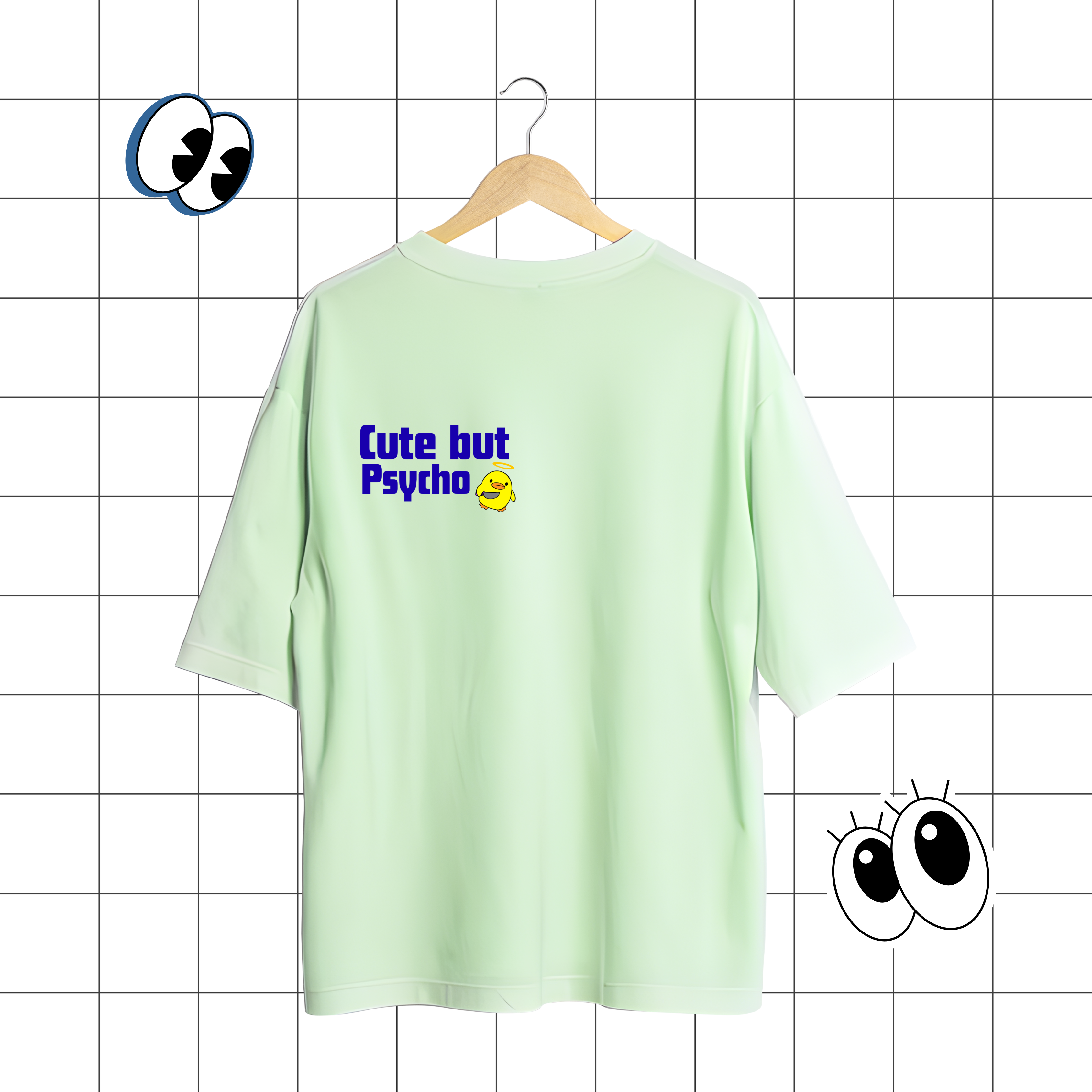 Cute but psycho oversize shirt ( PRE-ORDER )