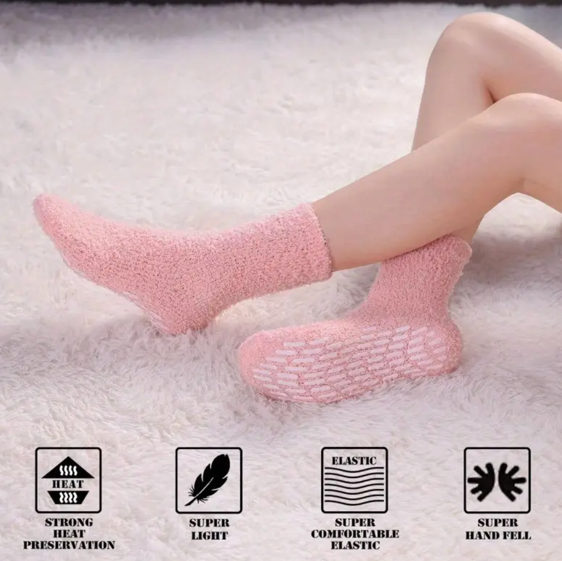 Fuzzy cozy socks