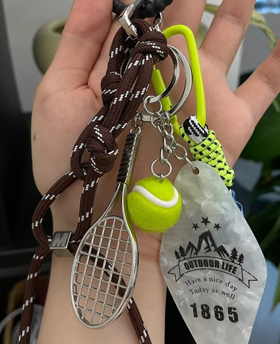 Tennis Keychain