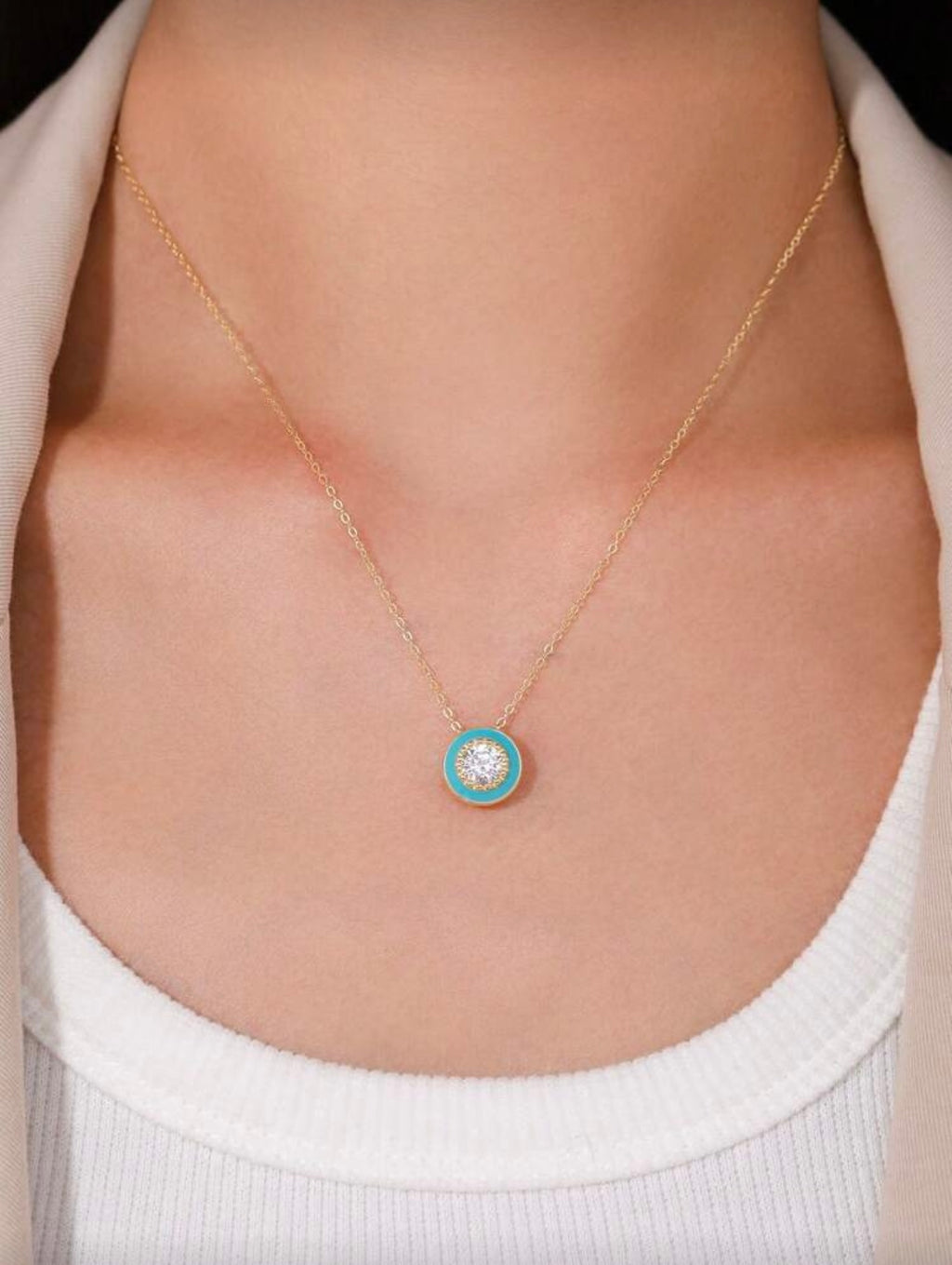 Turquoise Sparkle Necklace